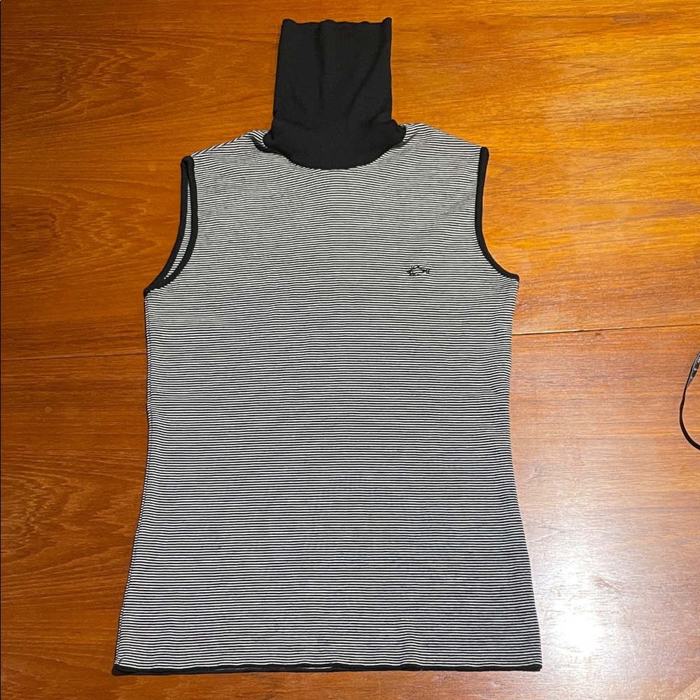 Paul & Shark yachting wool turtleneck sweater sleeveless